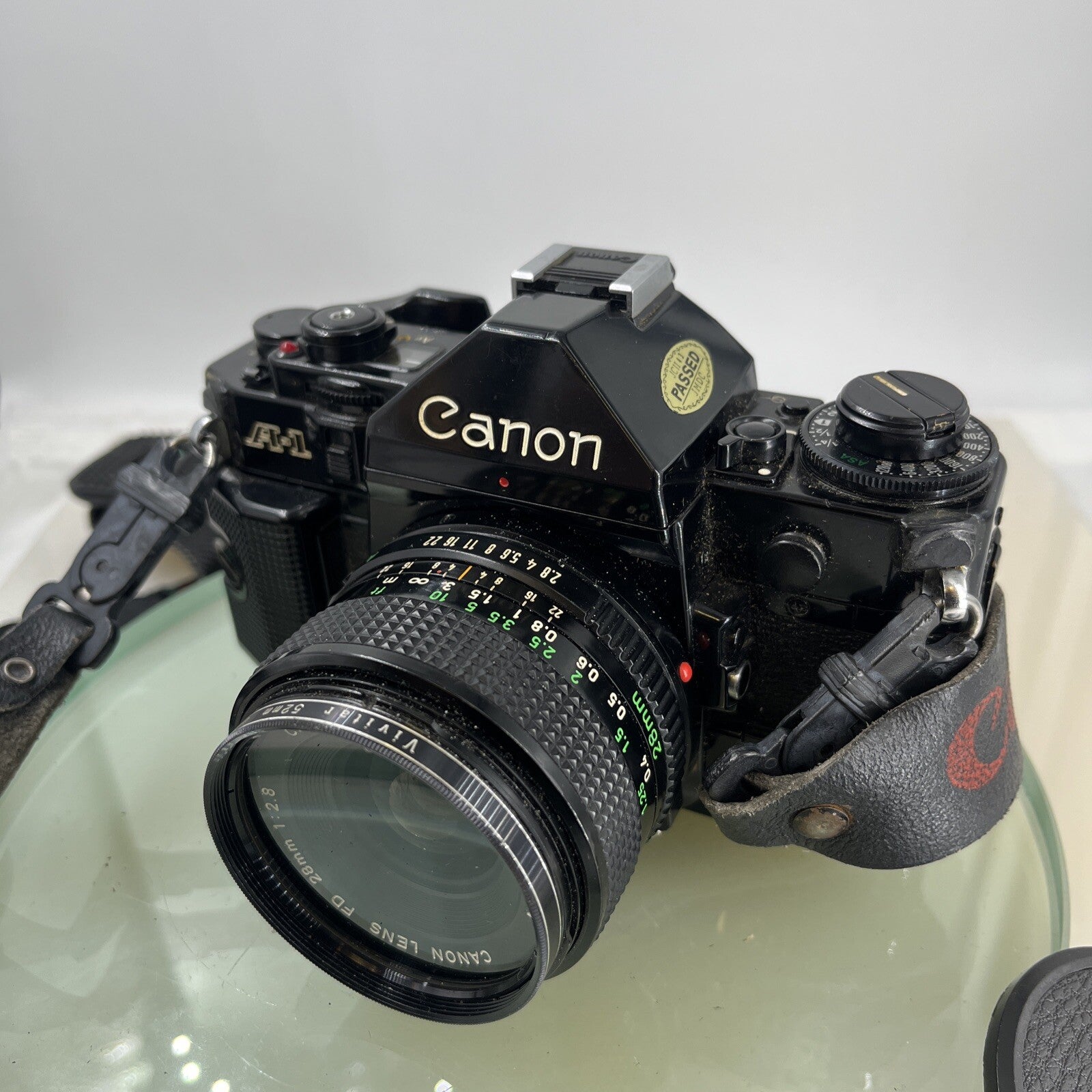 BEAUTIFUL Canon A-1 35mm SLR Camera Body+ FD 50mm f/2.8 FULLY WORKING #7582