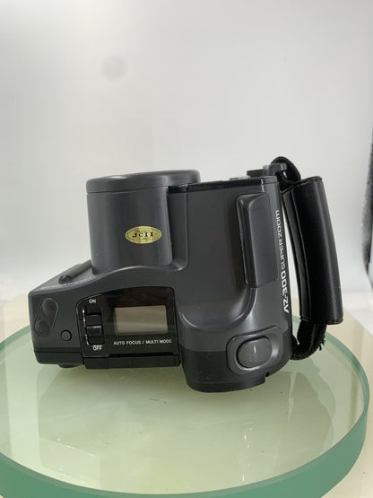 Olympus AZ-300 SUPERZOOM CAMERA BLACK POINT AND SHOOT FILM CAMERA TESTED - 906