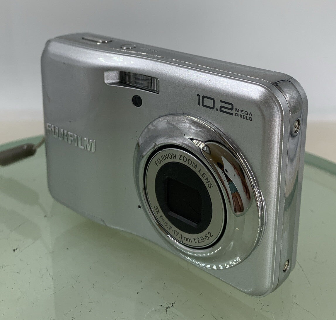 Fujifilm FINEPIX Compact DIGITAL CAMERA A160 10.2 MP SILVER NO CARD TESTED - 302