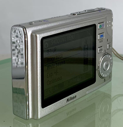Nikon Coolpix S5 6.0 MP 3x Zoom Compact Digital Camera+Charger+Bag+Tested-3485