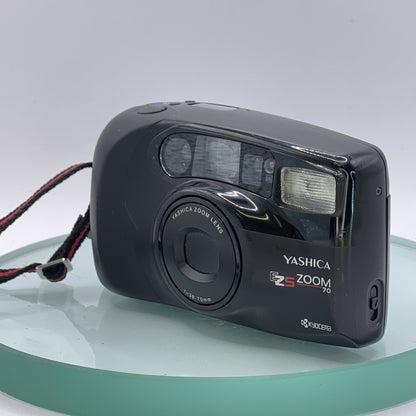 Yashica EZS Zoom 70 35mm Film Point Shoot Camera w/ 38-7. VGC, Works well 8282