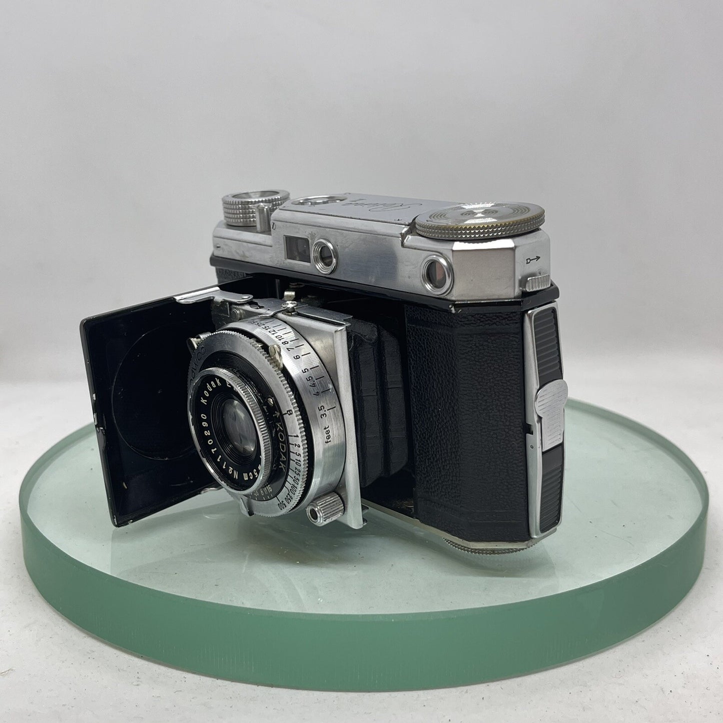 Kodak Retina II Type 142 Folding 35mm Rangefinder Camera w/ Ektar 50mm f3.5 Lens3