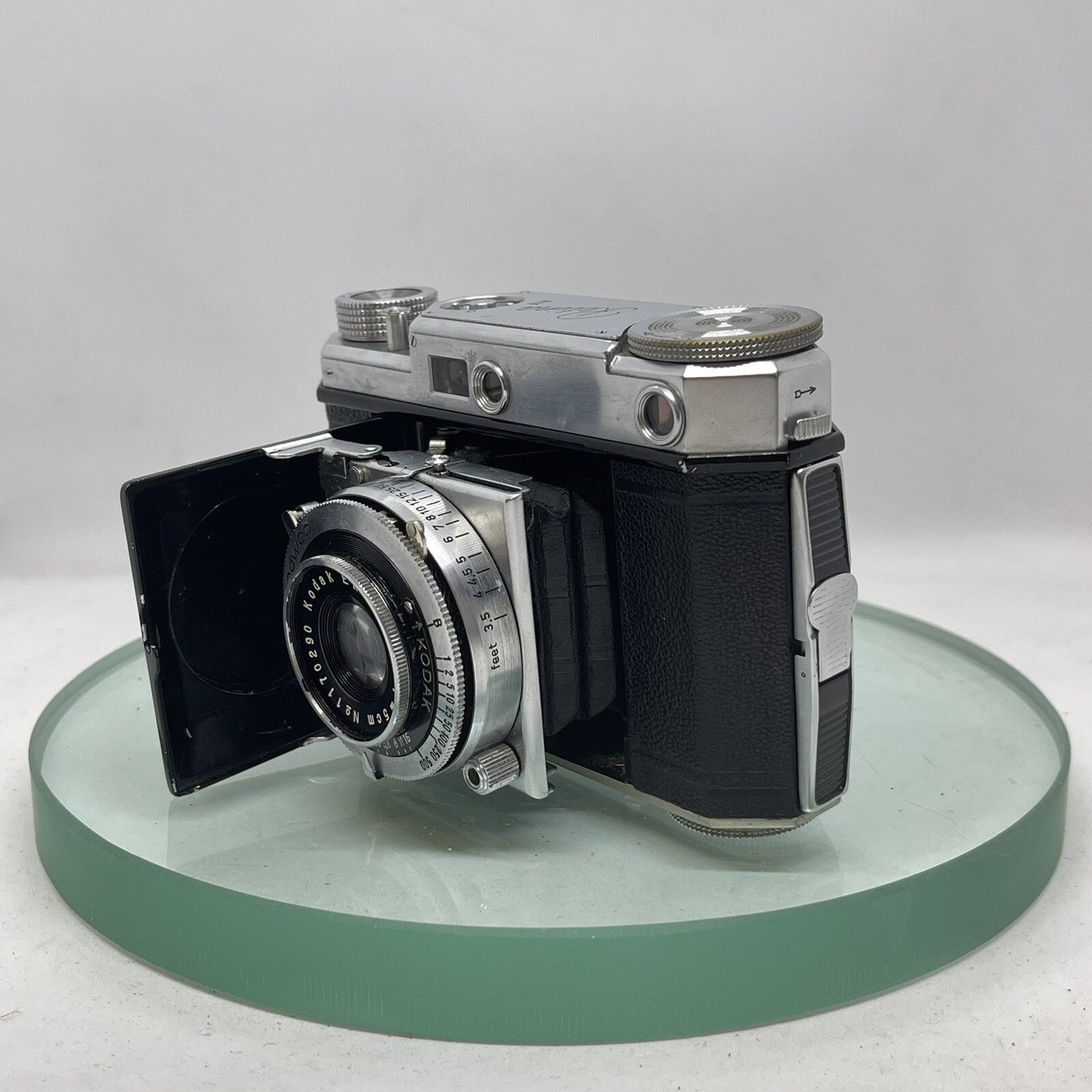 Kodak Retina II Type 142 Folding 35mm Rangefinder Camera w/ Ektar 50mm f3.5 Lens3