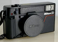 Nikon L35 AD 35mm Film Point & Shoot Compact Camera  35/2.8 Lens (ASA1000) #990