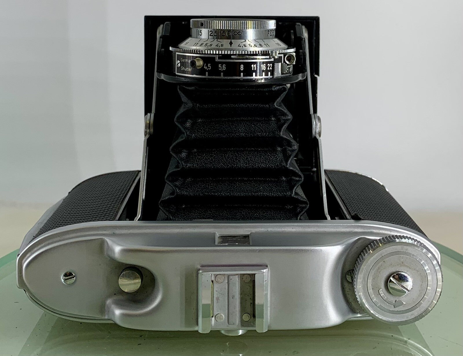 Vintage GB-Kershaw 450 6X6 Folding Camera+Otar Anastigmat f=80mm 1:4.5 Lens+Case7