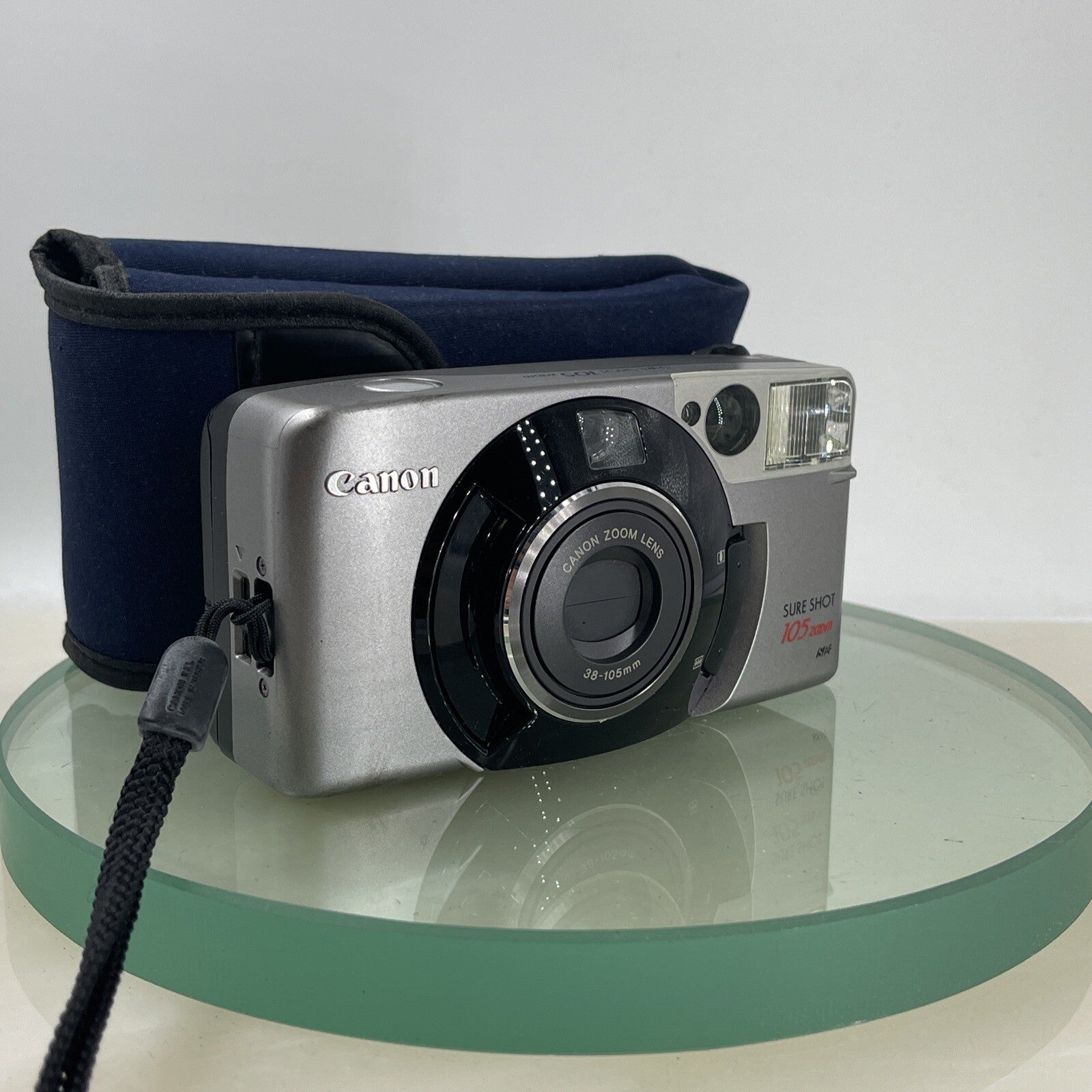 Vintage Canon Sure Shot 105 ZoomPoint&Shoot 35mm Film Camera tested&working #3610