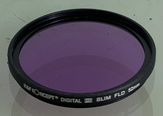 K&F CONCEPT DIGITAL HD SLIM FLD 52MM FILTER FOR CAMERA LENS+GOOD CONDITION-6930