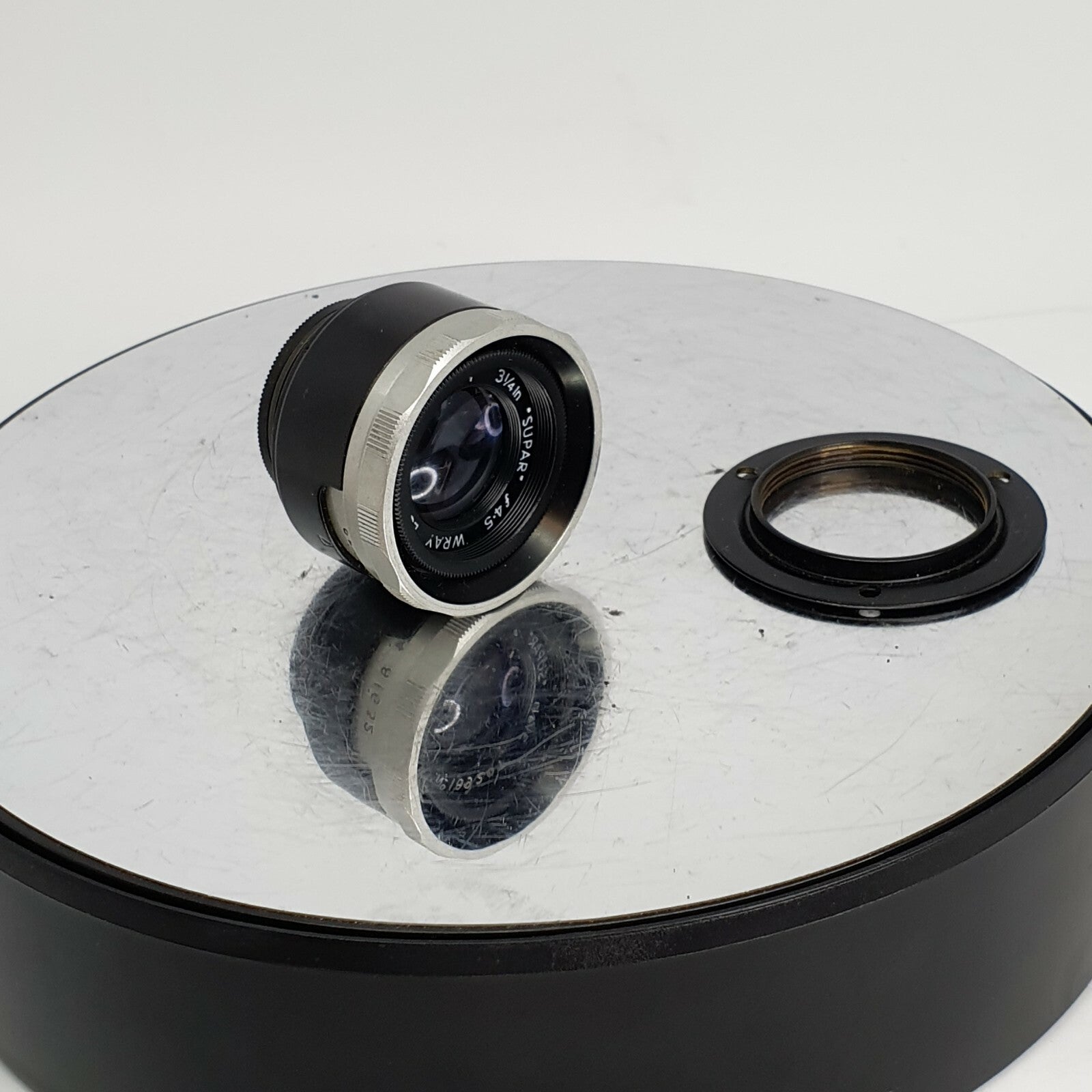 WRAY LONDON f4.5  3.1/4inch 'SUPAR' ENLARGING LENS ~ SERIAL NUMBER 189207 #4012