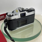 Canon AE-1  35mm SLR Film Manual Camera + Canon 50mm F/1.8 FD Lens Like A-1 #7493