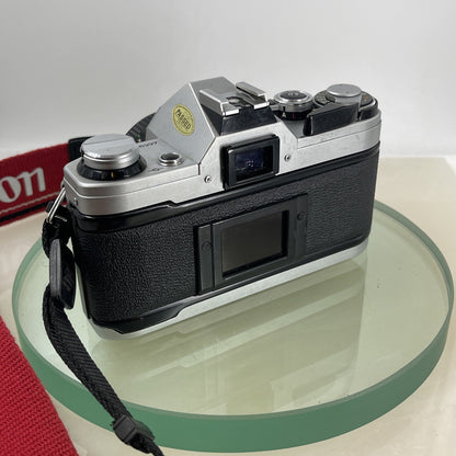 Canon AE-1  35mm SLR Film Manual Camera + Canon 50mm F/1.8 FD Lens Like A-1 #7493