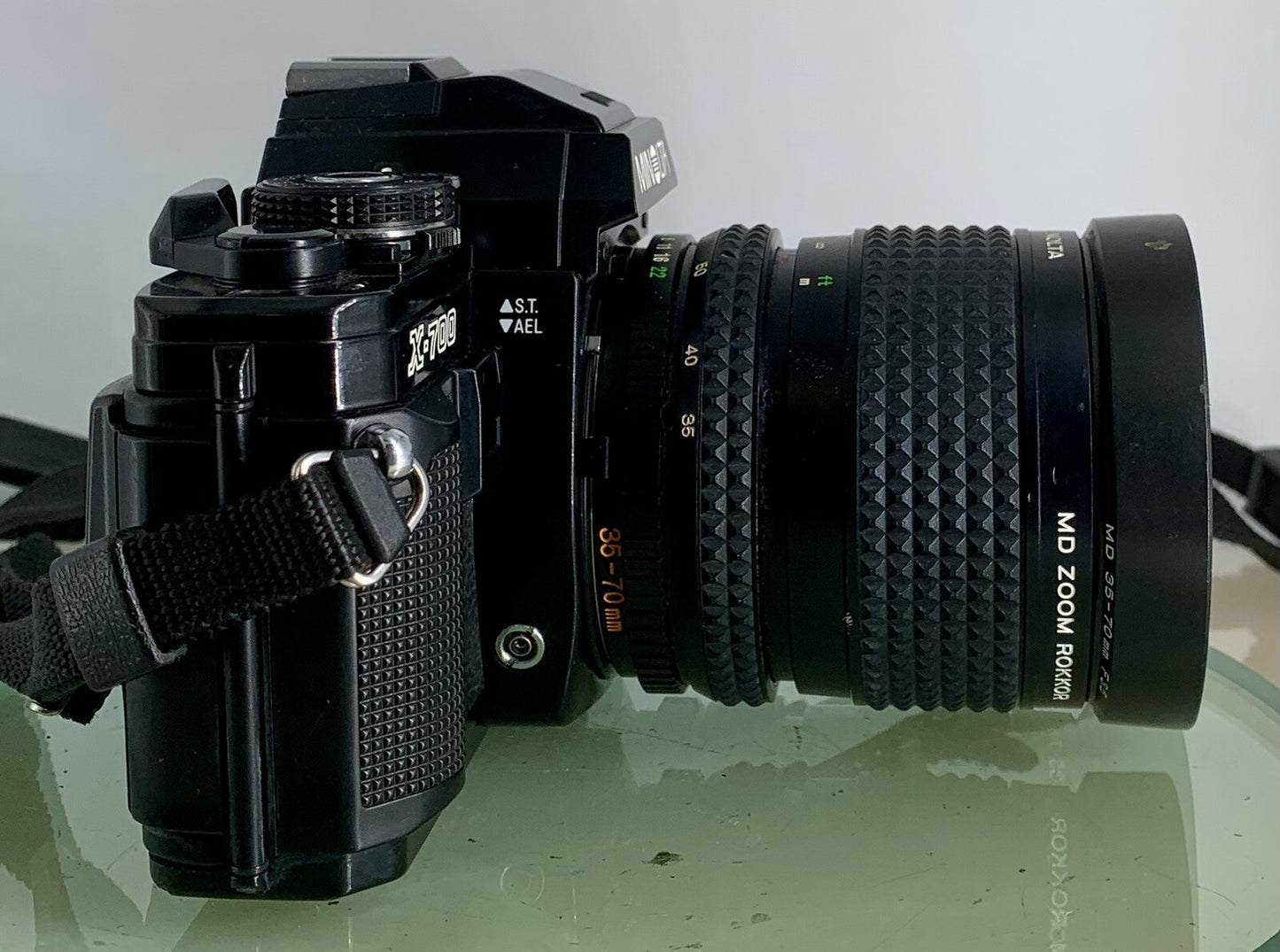 Minolta X-700 35mm Film SLR Manual Camera + Minolta 35-70mm 1:3.5 Lens TESTED3652