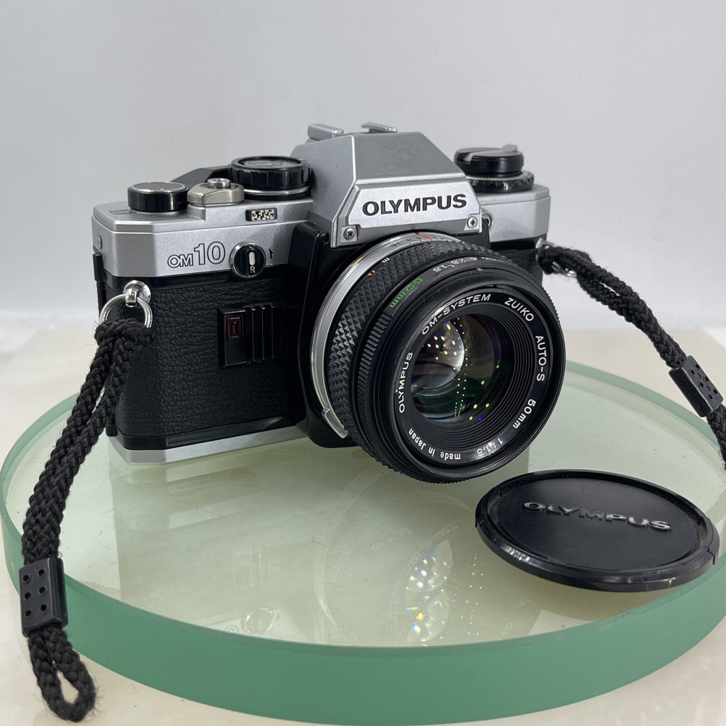 Olympus OM10 35mm Film SLR Manual Camera +Olympus 50/1.8 MC Zuiko Lens TESTED6100