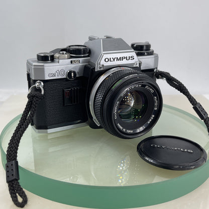 Olympus OM10 35mm Film SLR Manual Camera +Olympus 50/1.8 MC Zuiko Lens TESTED6100