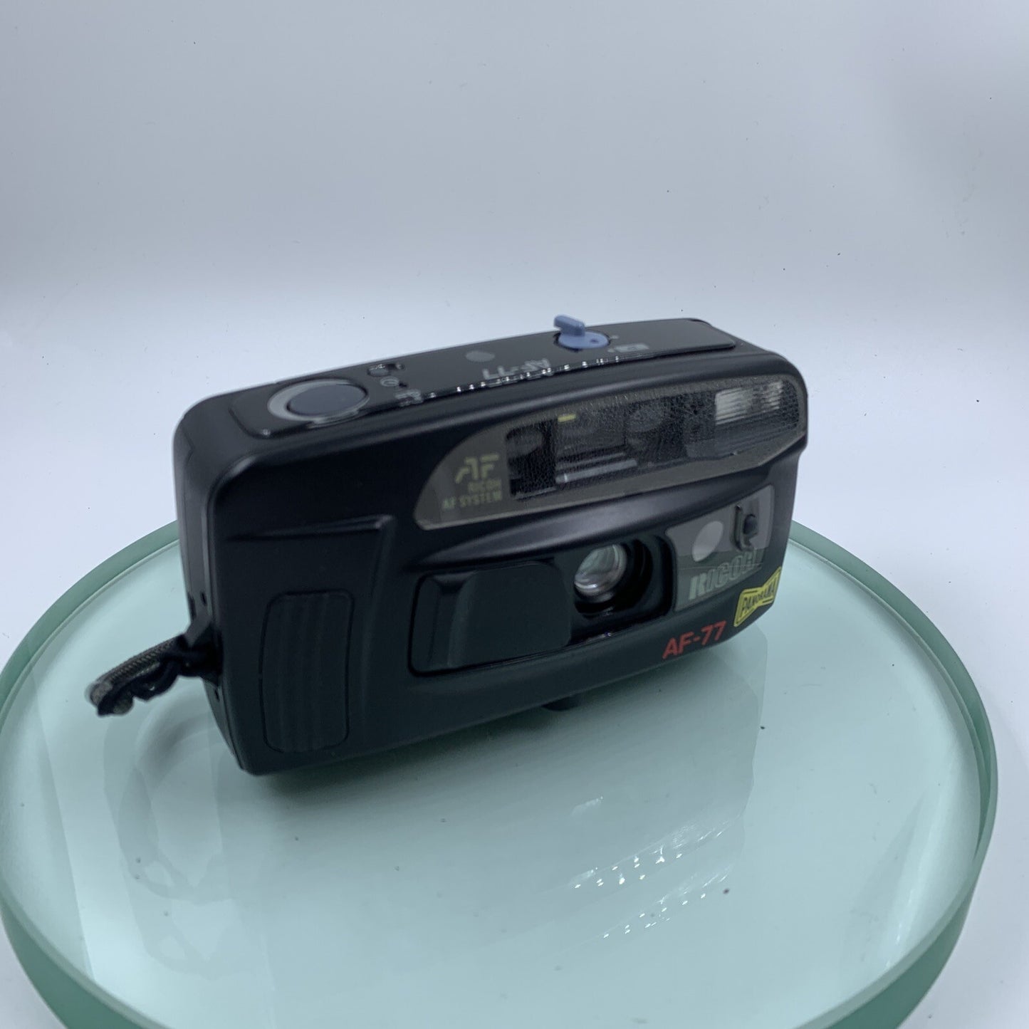 Ricoh AF-77 35mm Compact Retro Film Camera w/Flash Auto Focus TESTED#VGC#9211