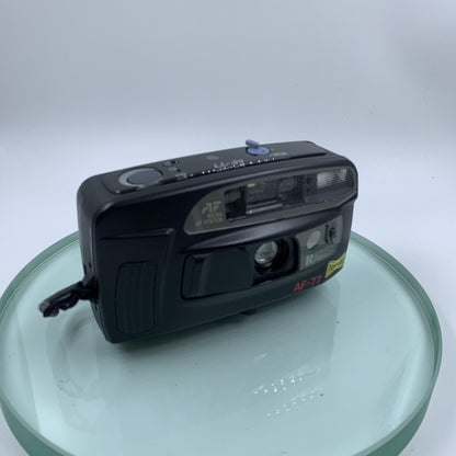 Ricoh AF-77 35mm Compact Retro Film Camera w/Flash Auto Focus TESTED#VGC#9211