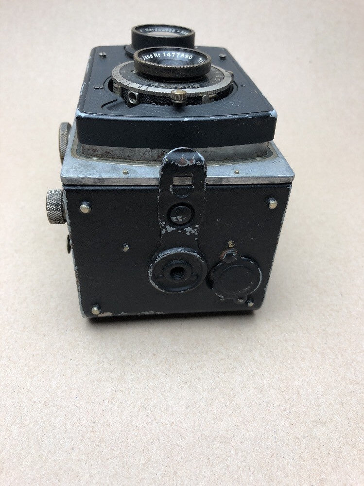Rollei Rolleicord I Art Deco Shutter In working Zeiss 75mm lens Very Rare 19347