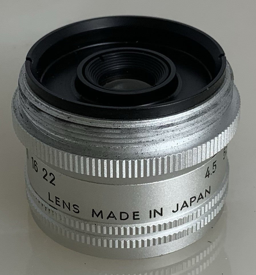 Minolta E.Rokkor 50mm 1:4.5 Screw Enlarger Lens-Case-Mint#1844