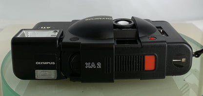 OLYMPUS XA2 Electronic Flash A11 D.ZUIKO 35mm f3.5 POINT & SHOOT CAMERA Case#2866