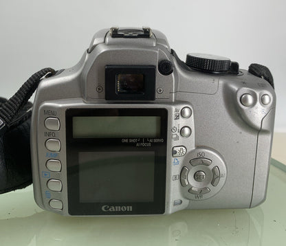 Canon EOS 350D COMPACT DIGITAL SLR Camera BODY GREY WITH CHARGER TESTED - 415