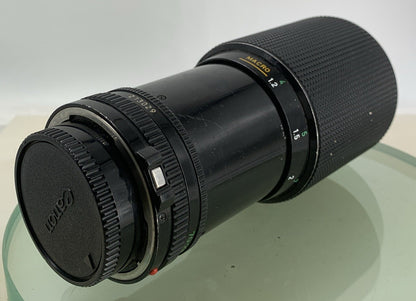 Canon MACRO ZOM LENS FD 70-210mm 1:4 4 OVP BLACK GOOD CONDITION TESTED - 7275