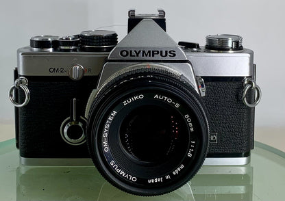 Olympus OM-2N MD 35mm Film SLR Manual Camera Olympus AUTO S50mm F/1.8 Zuiko Lens1