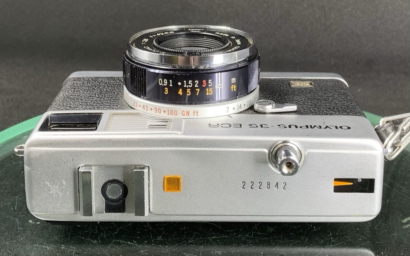 1970s Olympus 35 ECR 35mm Auto-Exposure Rangefinder Camera(UNTESTED)#6179