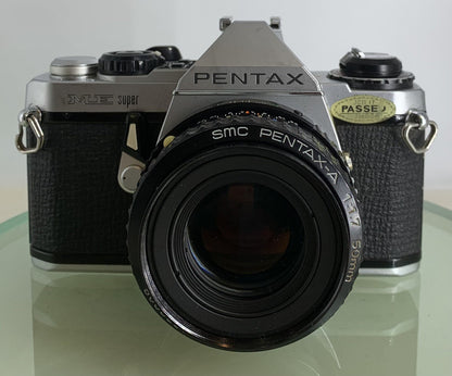 Pentax ME Super 35mm SLR Film camera + Pentax-A  50mm f1.7 LENS  - TESTED  #151