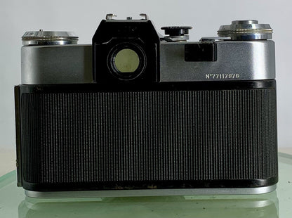 Very Rare ZENIT E POINT AND SHOOT FILM CAMERA+HELIOS-44M LENS+SILVER+TESTED - 804