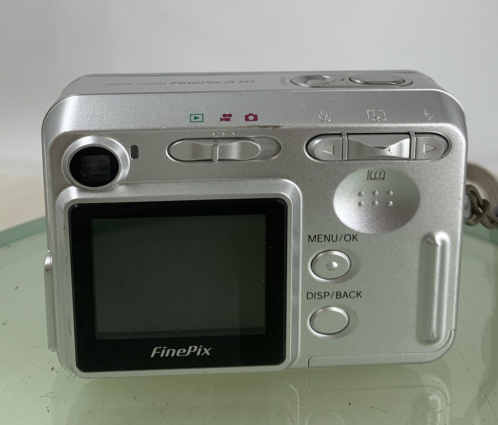 Fujifilm Digital Camera FinePix A345 4.1MP SILVER NO CHARGER TESTED - 7425
