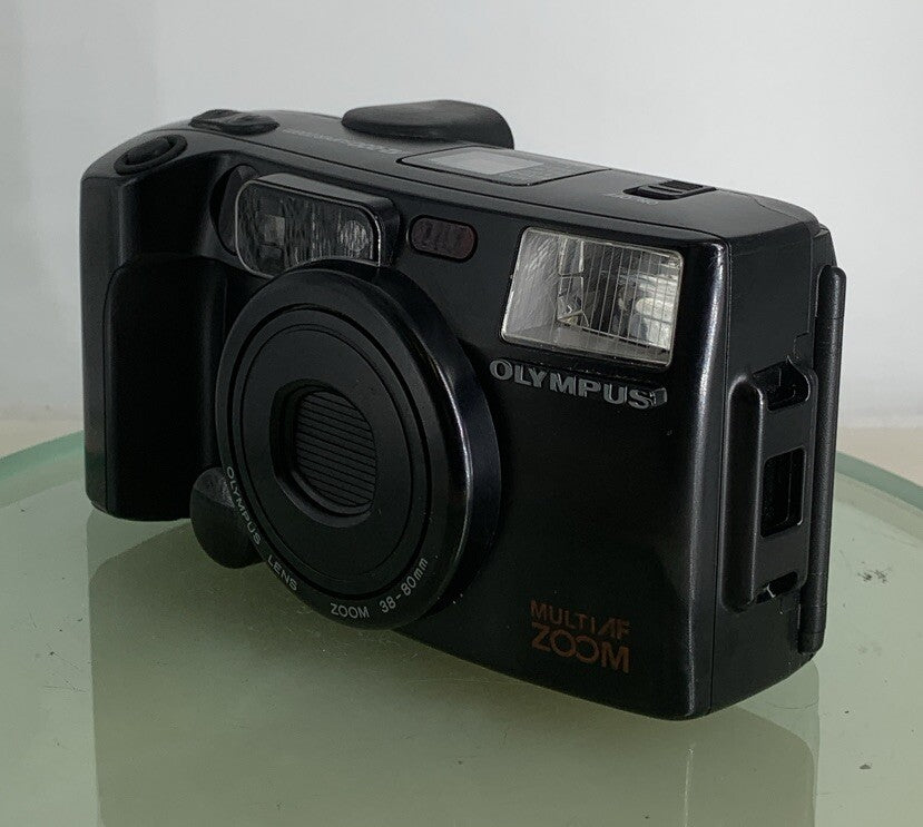 Olympus AZ-200 Super Zoom Point and Shoot BLACK FILM CAMERA TESTED - 8002