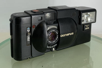 TESTED RARE Olympus XA 35mm Compact Rangefinder Film Camera A11 ELECTRIC FLASH0