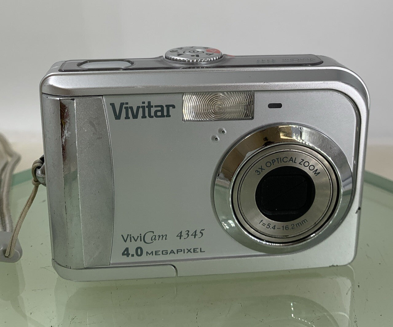 Vivitar Vivicam 4345 4.0MP Compact Digital Camera SILVER NO CARD TESTED - 7601