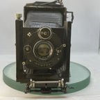 Antique Vintage Voigtlander Bergheil Folding Camera10x15 cm Double Extension 3713