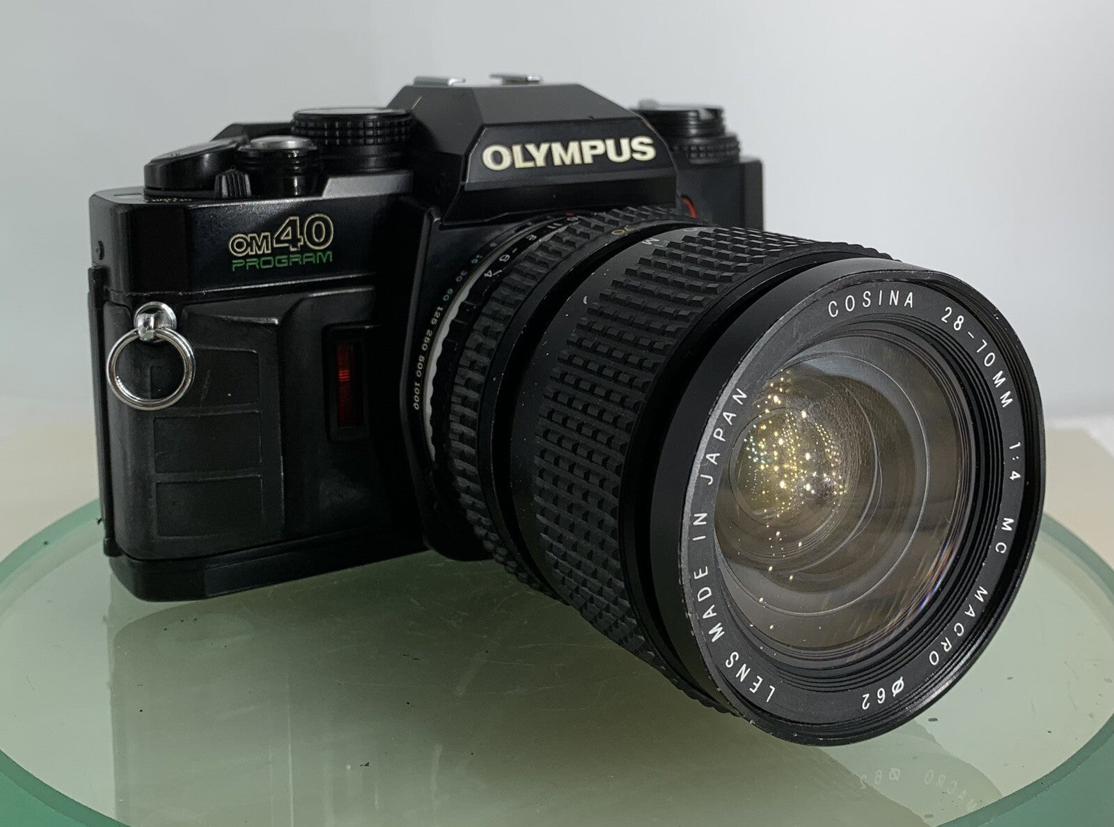 Vintage Olympus OM40 DX Program 35mm Film SLR Camera w/26 - 70mm Cosina Lens#4960