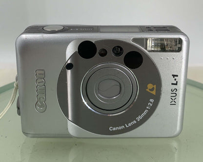 Canon IXUS L1 APS compact film camera in Silver With NO CHARGER - TESTED - 5031