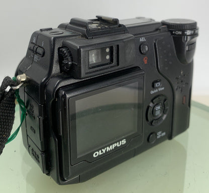 Olympus Camedia C5050 5MP Digital Camera 3x Zoom BLACK NO CHARGER TESTED - 2174