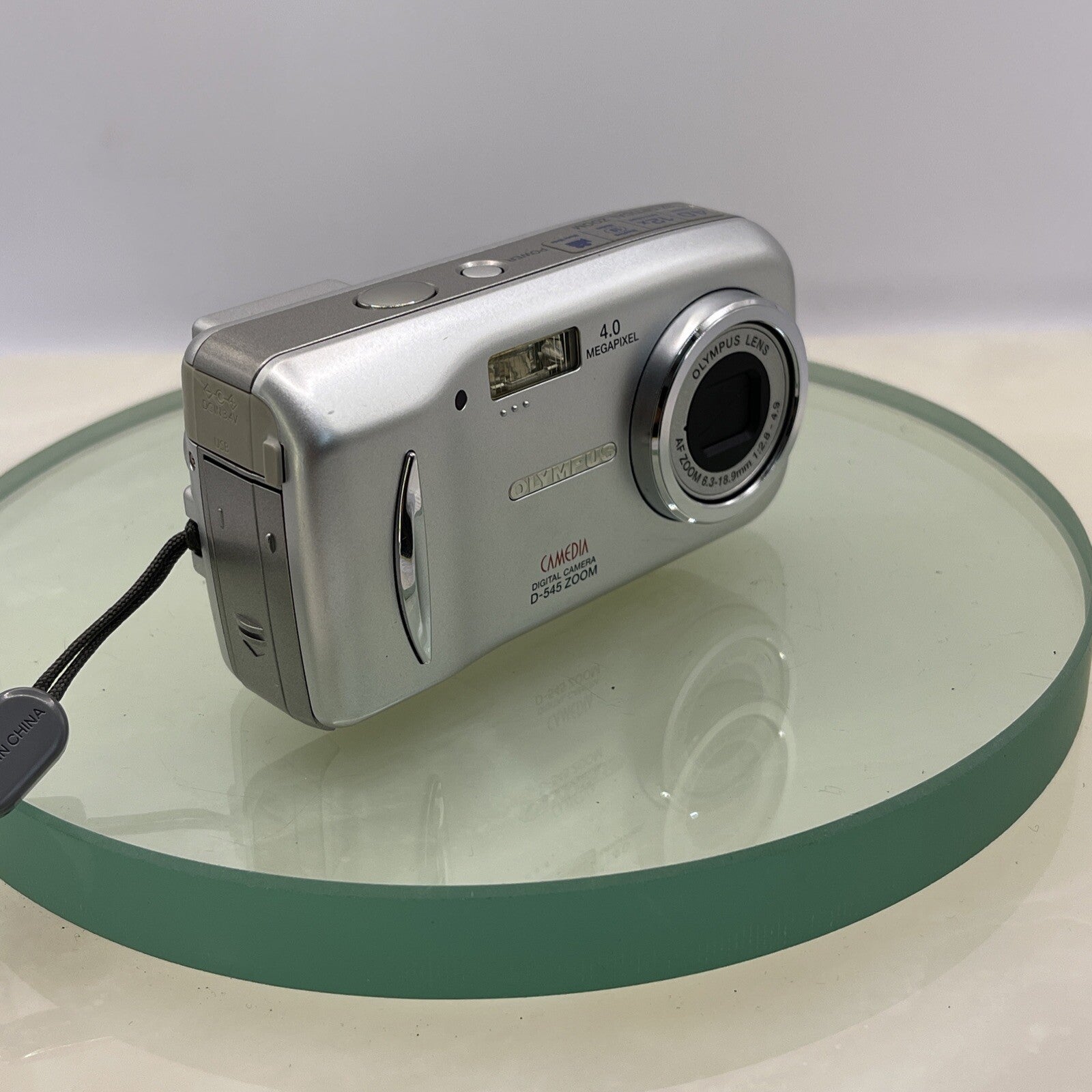 Olympus Camedia D-545 Zoom 4.0MP Compact Digital Camera Silver Fully Working#3021