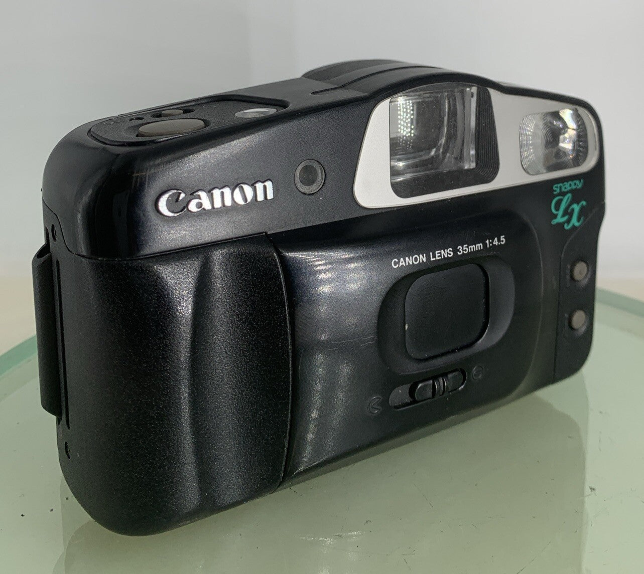 Canon Snappy LX ii 35mm Film Point and Shoot Camera BLACK CLEAN TESTED - 7200