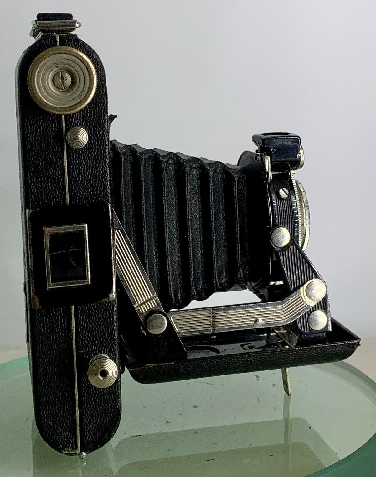 Kodak No. 1 Diomatic Vintage Follding Camera f6.3/105mm-Vintage Leather Case2