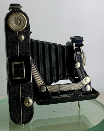 Kodak No. 1 Diomatic Vintage Follding Camera f6.3/105mm-Vintage Leather Case2