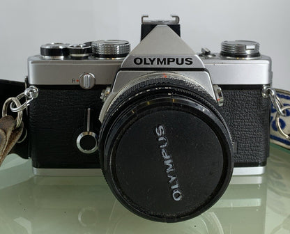 Olympus OM-1N MD 35mm Film SLR Manual Camera with Olympus 50/1.8 Zuiko Lens #1781