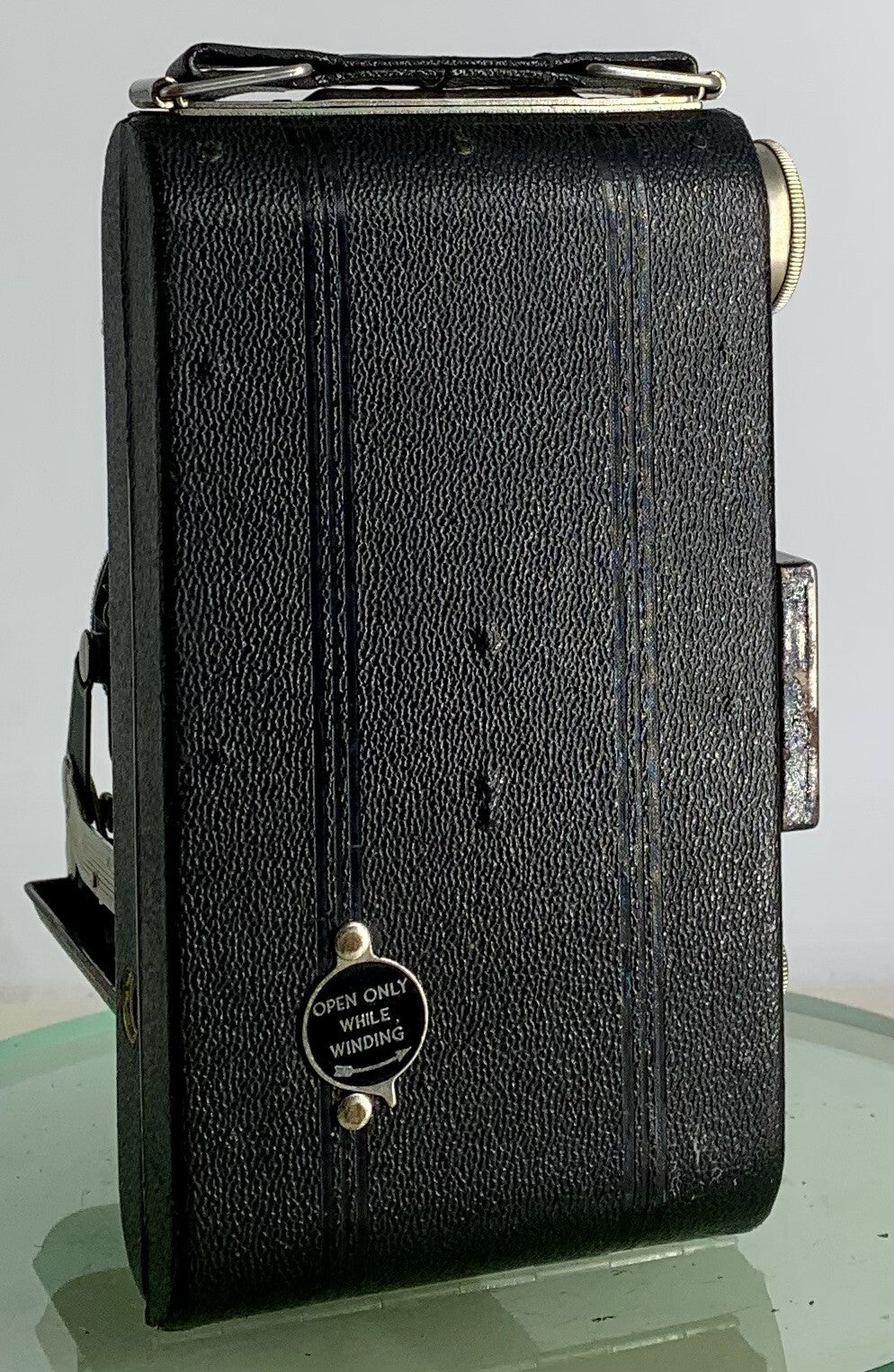 Kodak No. 1 Diomatic Vintage Follding Camera f6.3/105mm-Vintage Leather Case3