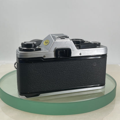 Olympus OM10 35mm SLR Film Camera +Zuiko 75-150mm f4 Silver Nose Lens TESTED#6273