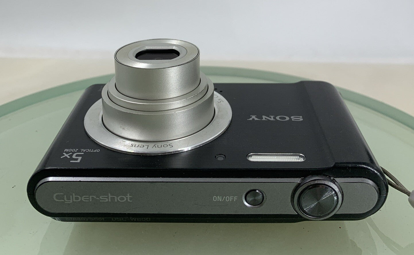 Sony CyberShot DSC-W800 Digital Camera 20.1MP Black + CHARGER +WIRE TESTED - 4667