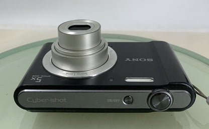 Sony CyberShot DSC-W800 Digital Camera 20.1MP Black + CHARGER +WIRE TESTED - 4667
