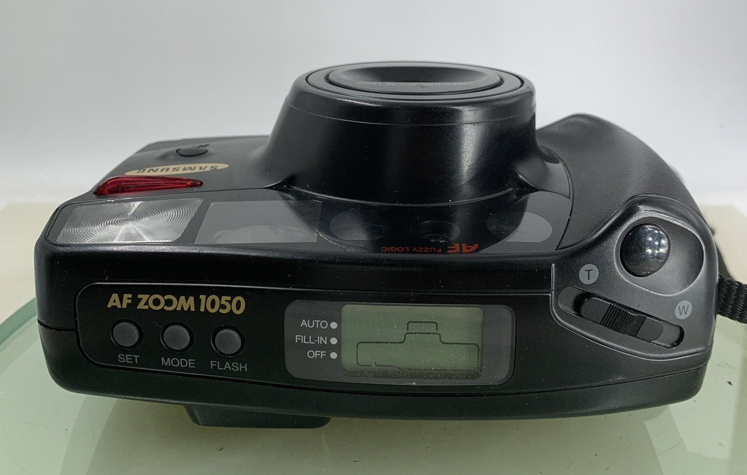 Samsung AF Zoom 1050 38-105mm Film Point And Shoot Camera Black Tested - 4058