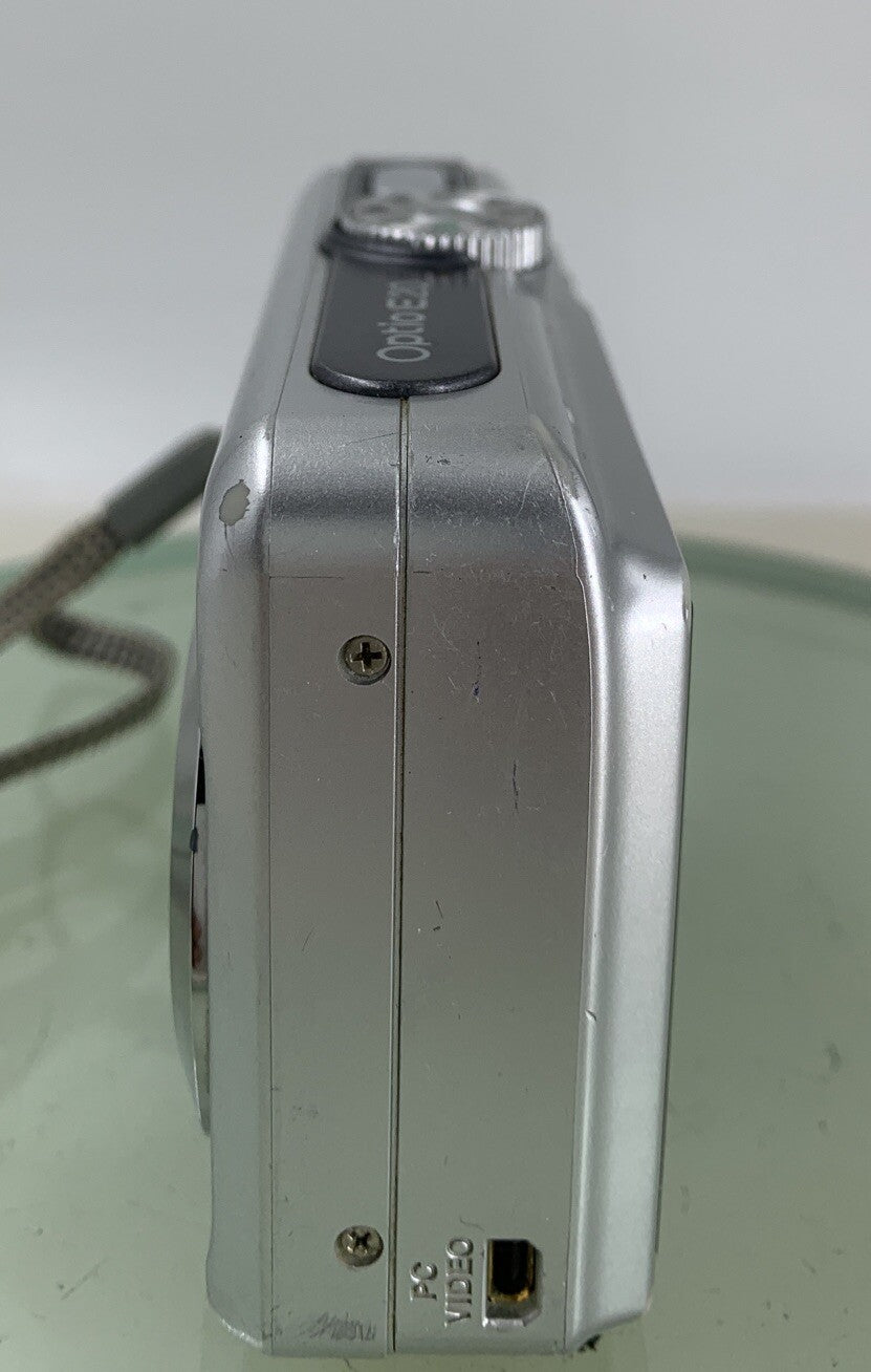 Pentax COMPACT DIGITAL CAMERA Optio E20 6.0MP Silver WITH COVER TESTED - 43