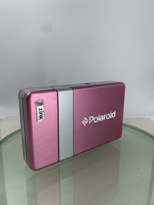 Polaroid Zip Digital Instant Photo ZINK Printer Portable PINK TESTED - 3920