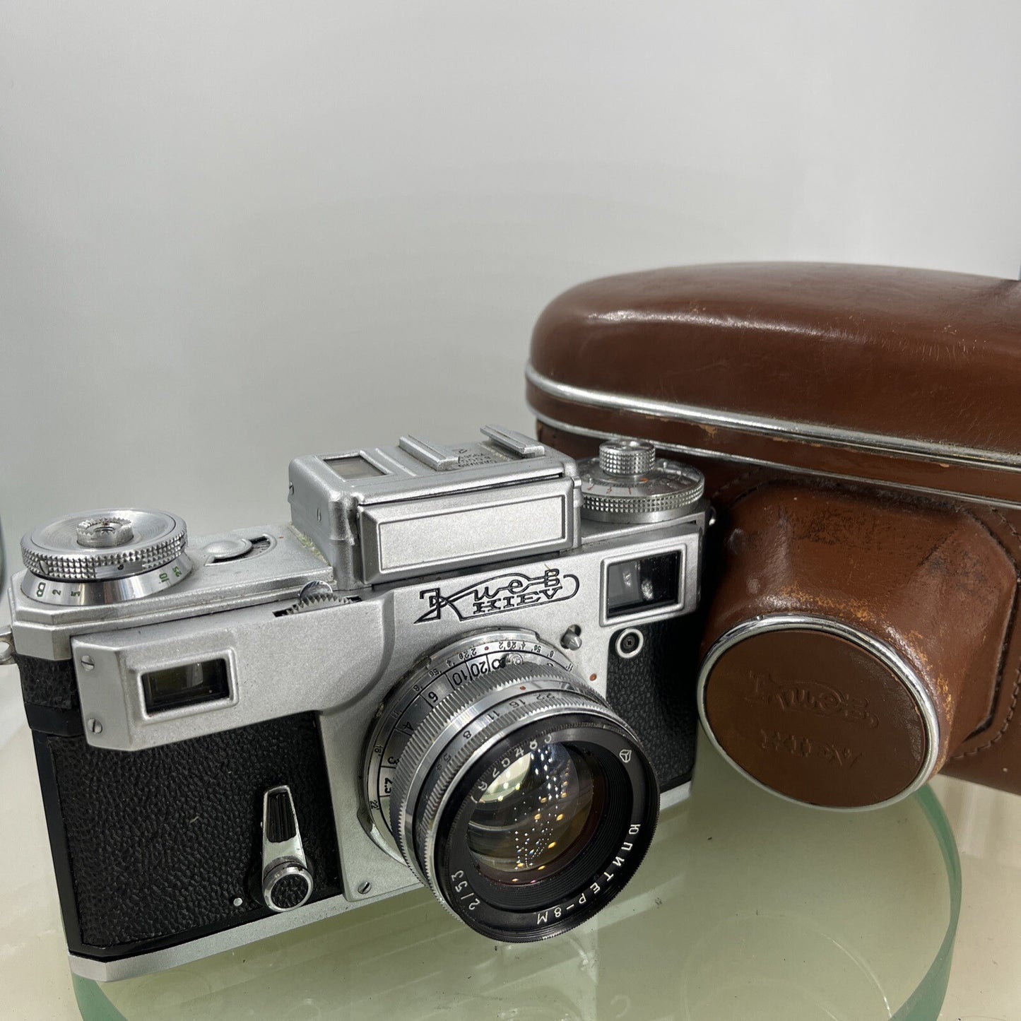 Kiev-IIIa KIEV-3 Russian USSR 35mm Camera Jupiter-8m 50mm f/2 Lens  tested #4540