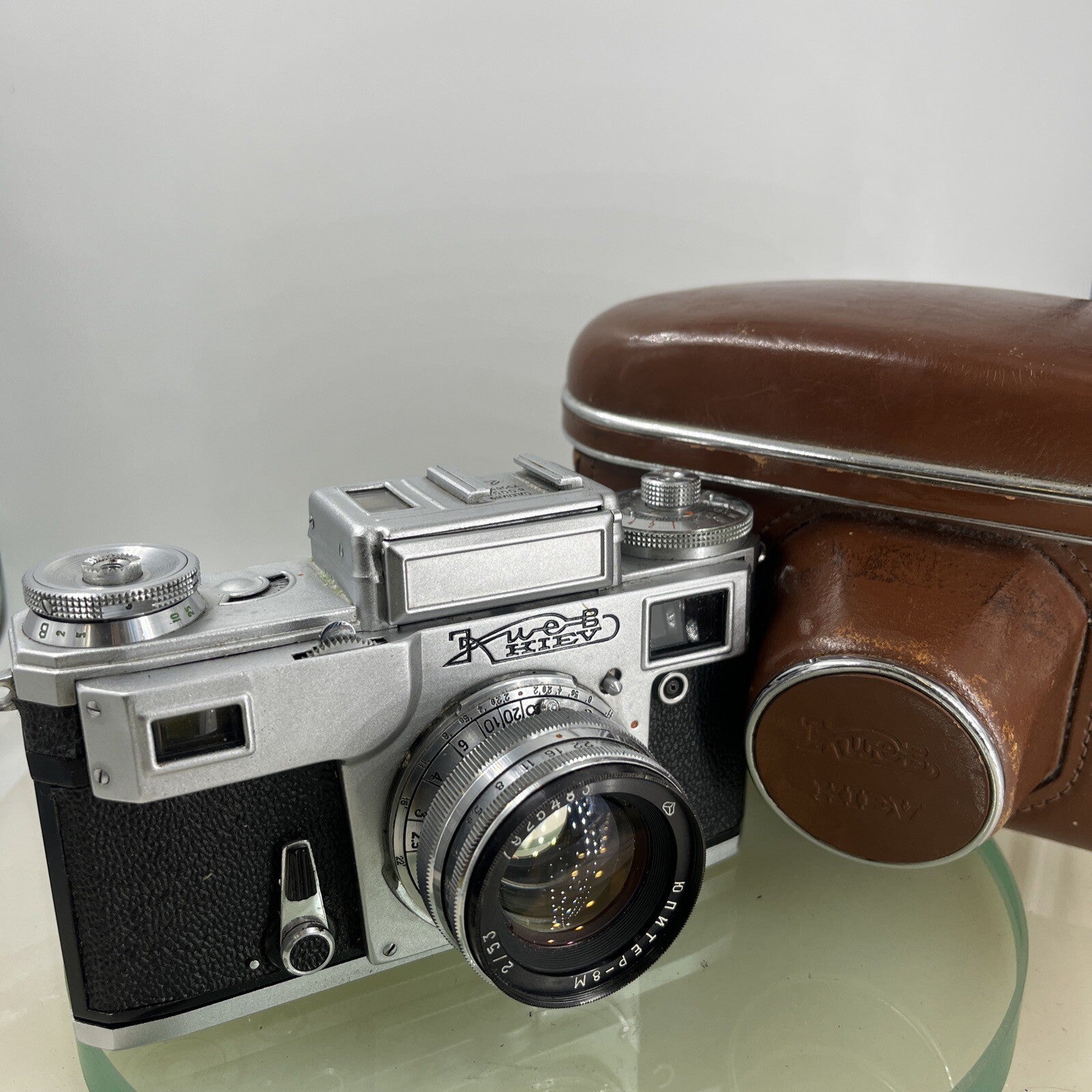 Kiev-IIIa KIEV-3 Russian USSR 35mm Camera Jupiter-8m 50mm f/2 Lens  tested #4540